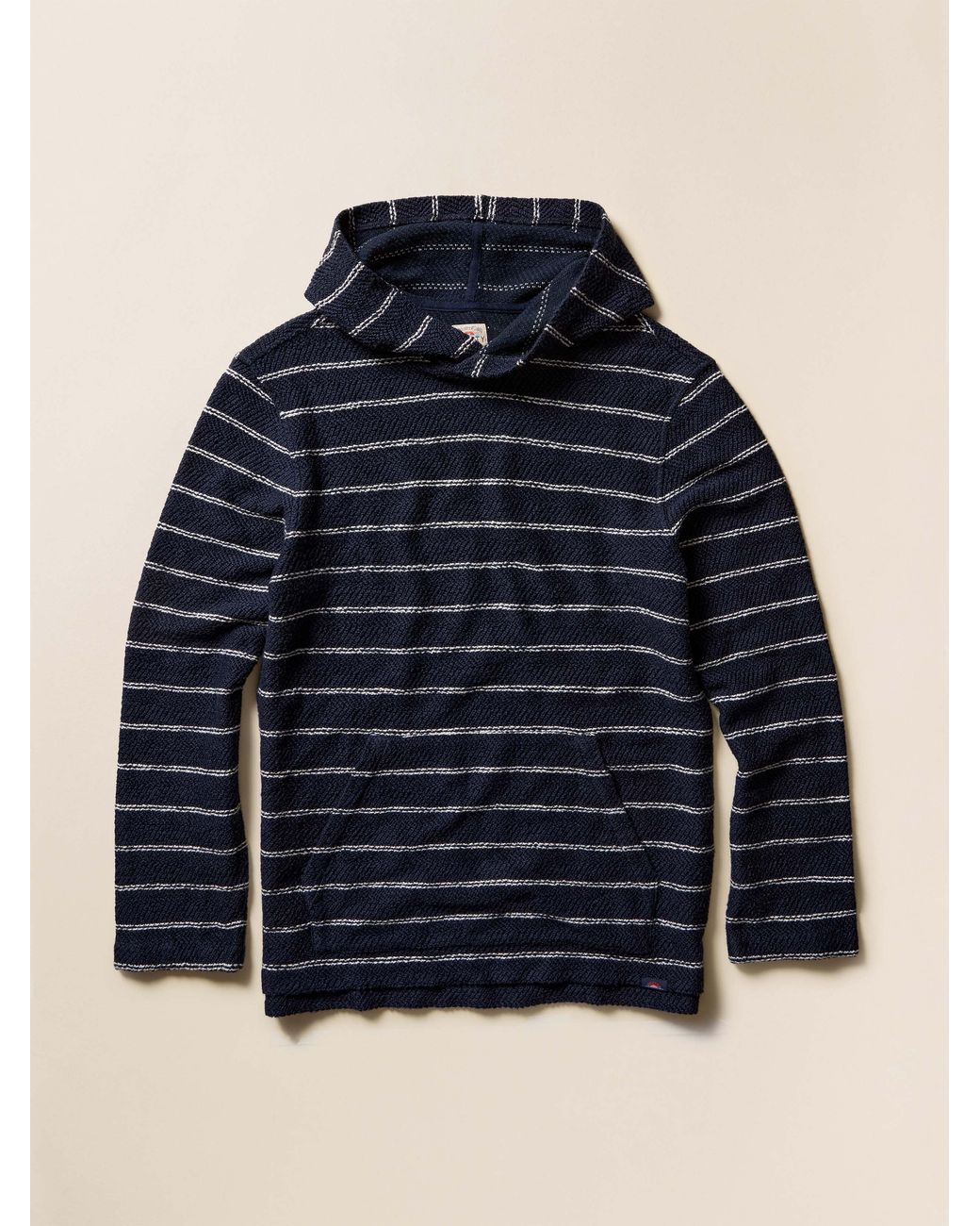 Faherty Brand Black Whitewater Hoodie for men
