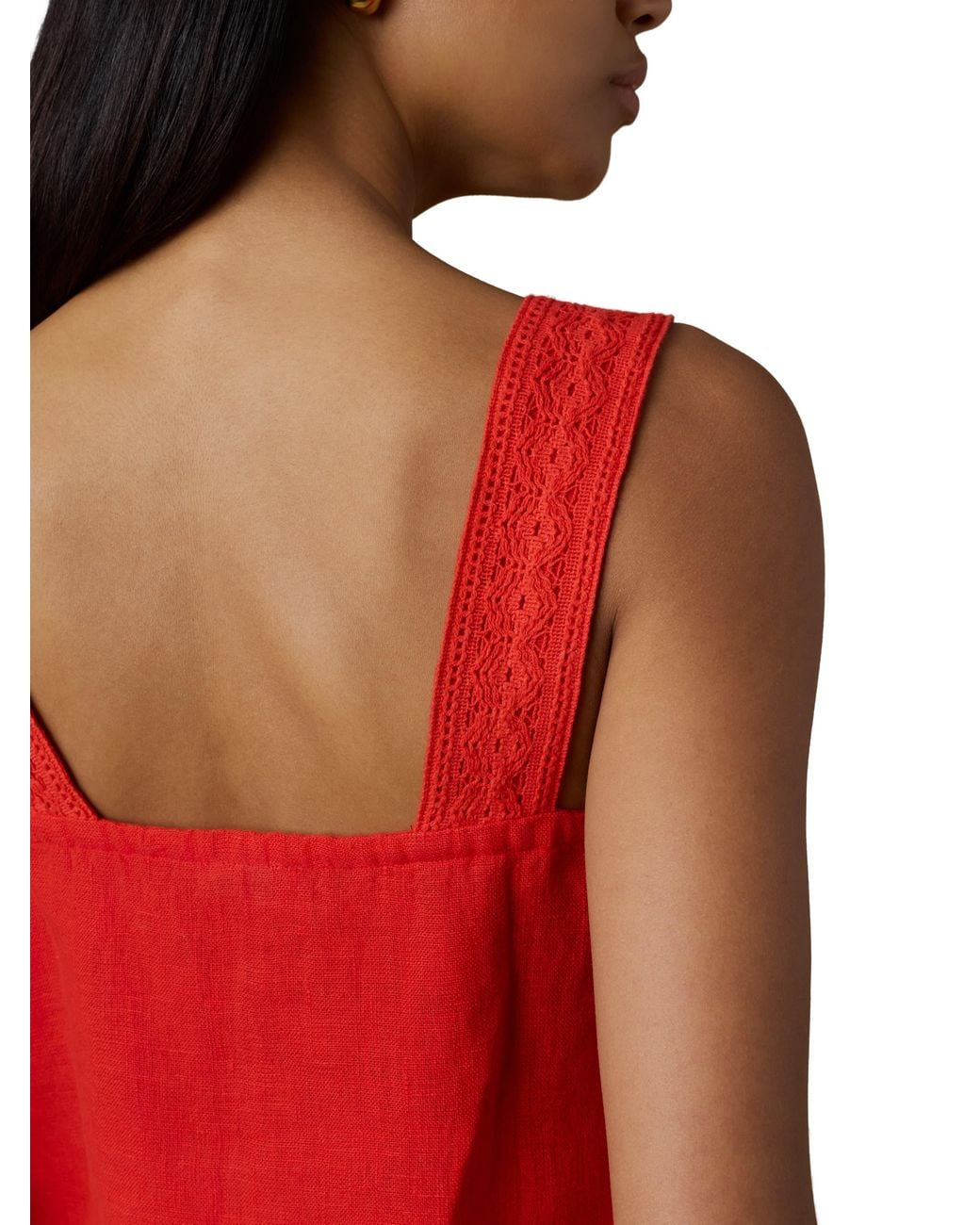 Faherty Brand Red Sunny Top