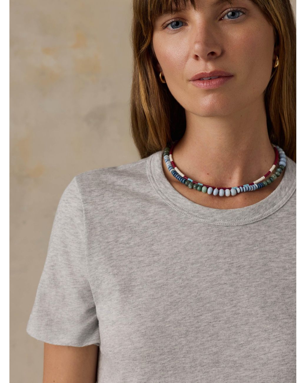 Faherty Brand Natural Sunwashed Regenerative T-Shirt