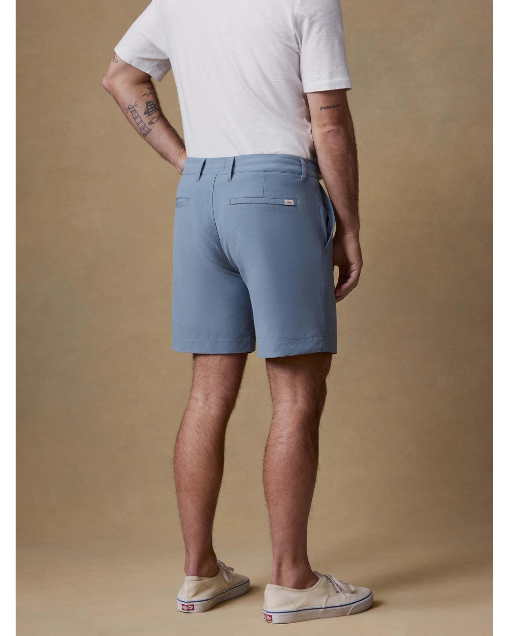 Faherty Brand Blue All Day Short (5" for men