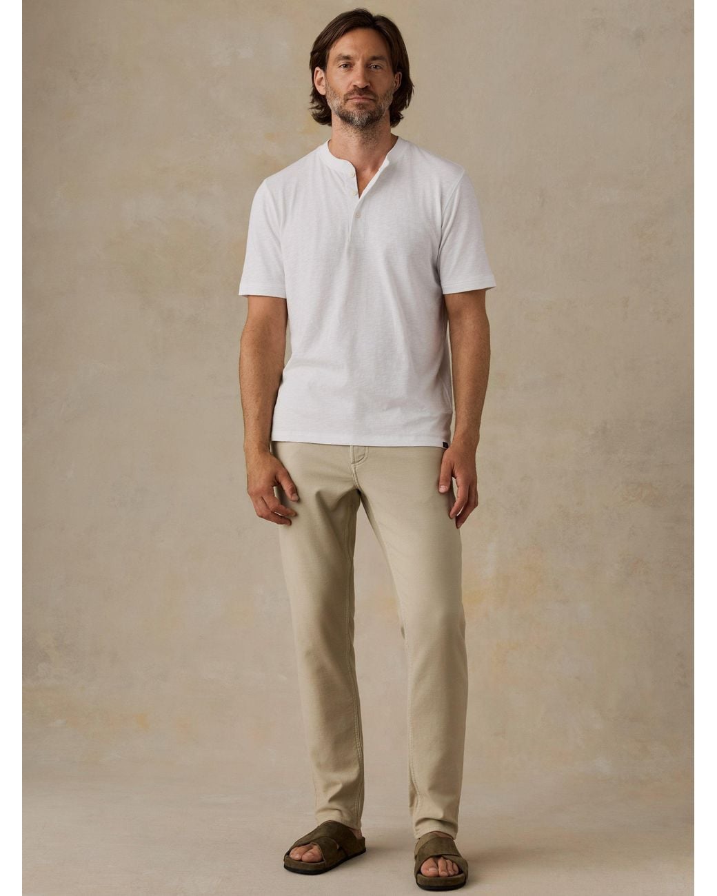 Faherty Brand Natural Stretch Terry 5-Pocket Pants for men