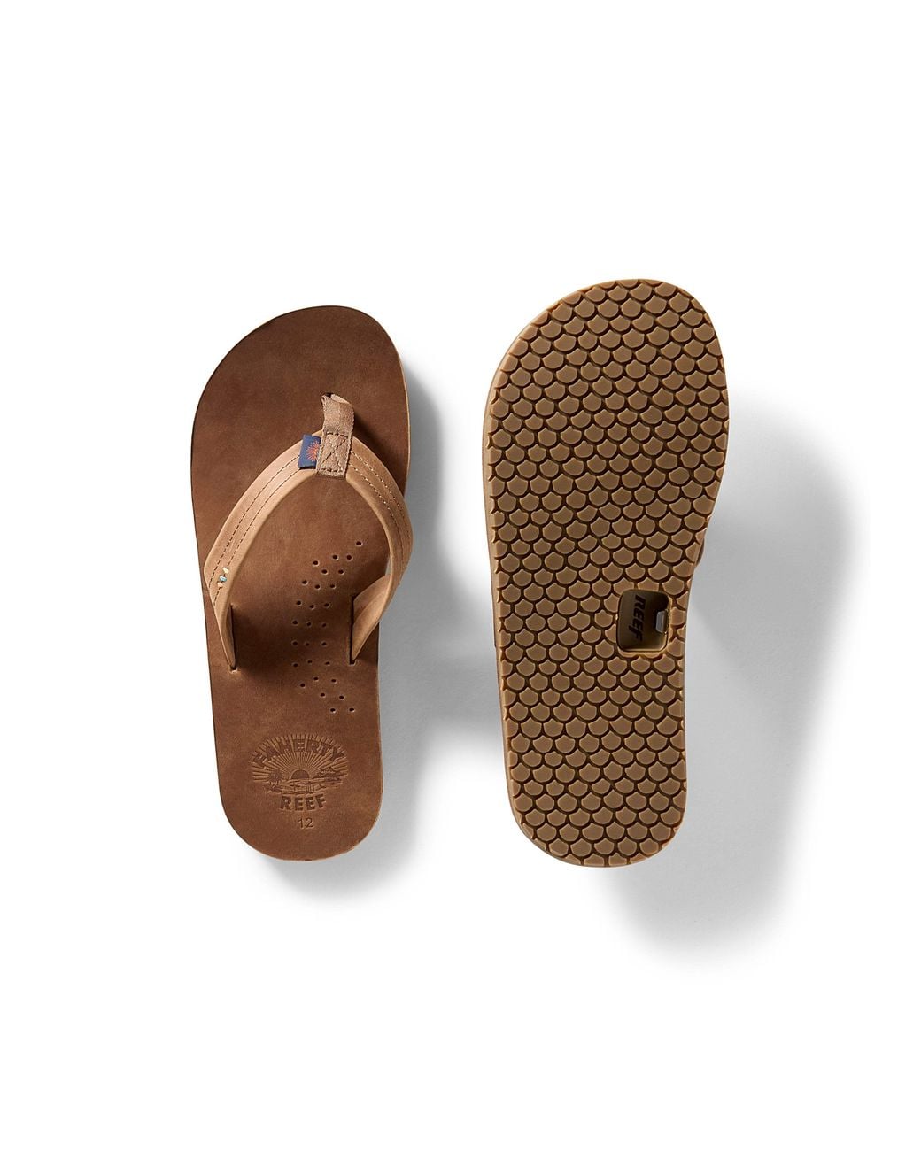 Reef Brown Faherty X Draftsmen Flip Flop Shoes