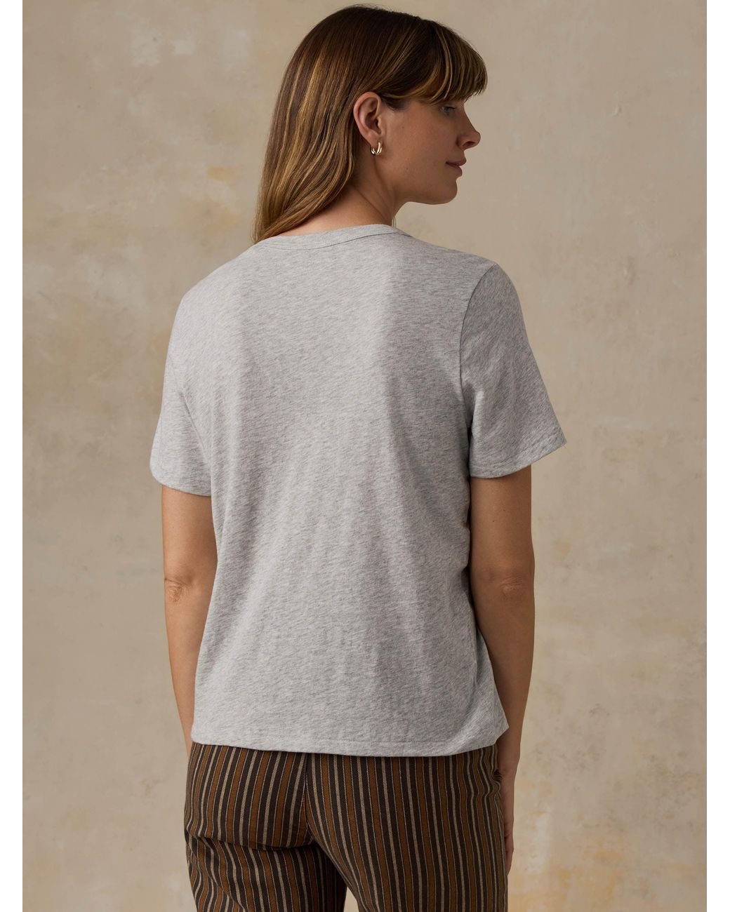 Faherty Brand Natural Sunwashed Regenerative T-Shirt