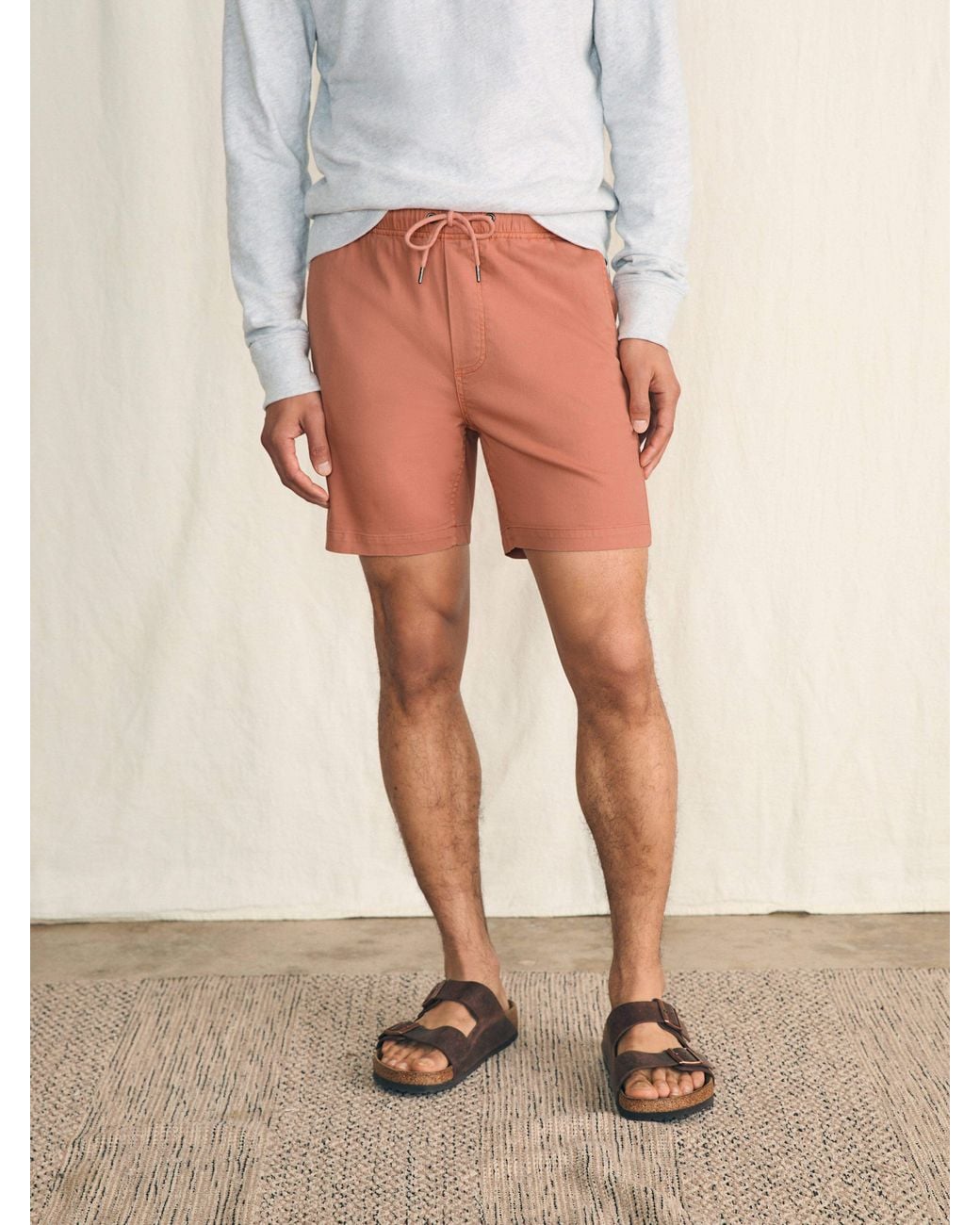 Faherty Brand Multicolor Essential Drawstring Short (6.5" for men