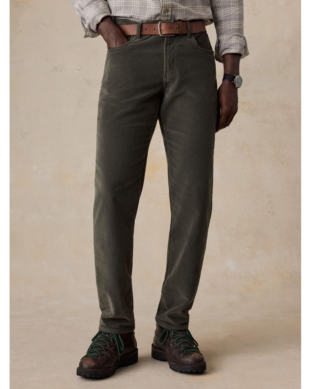 Faherty Brand Natural Stretch Terry Corduroy 5-Pocket Pants for men