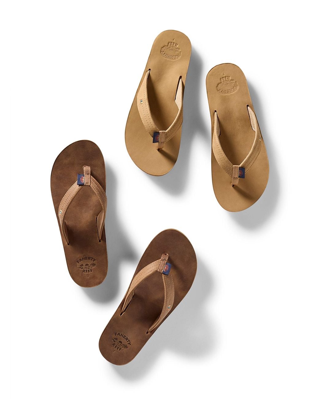 Reef Brown Faherty X Draftsmen Flip Flop Shoes