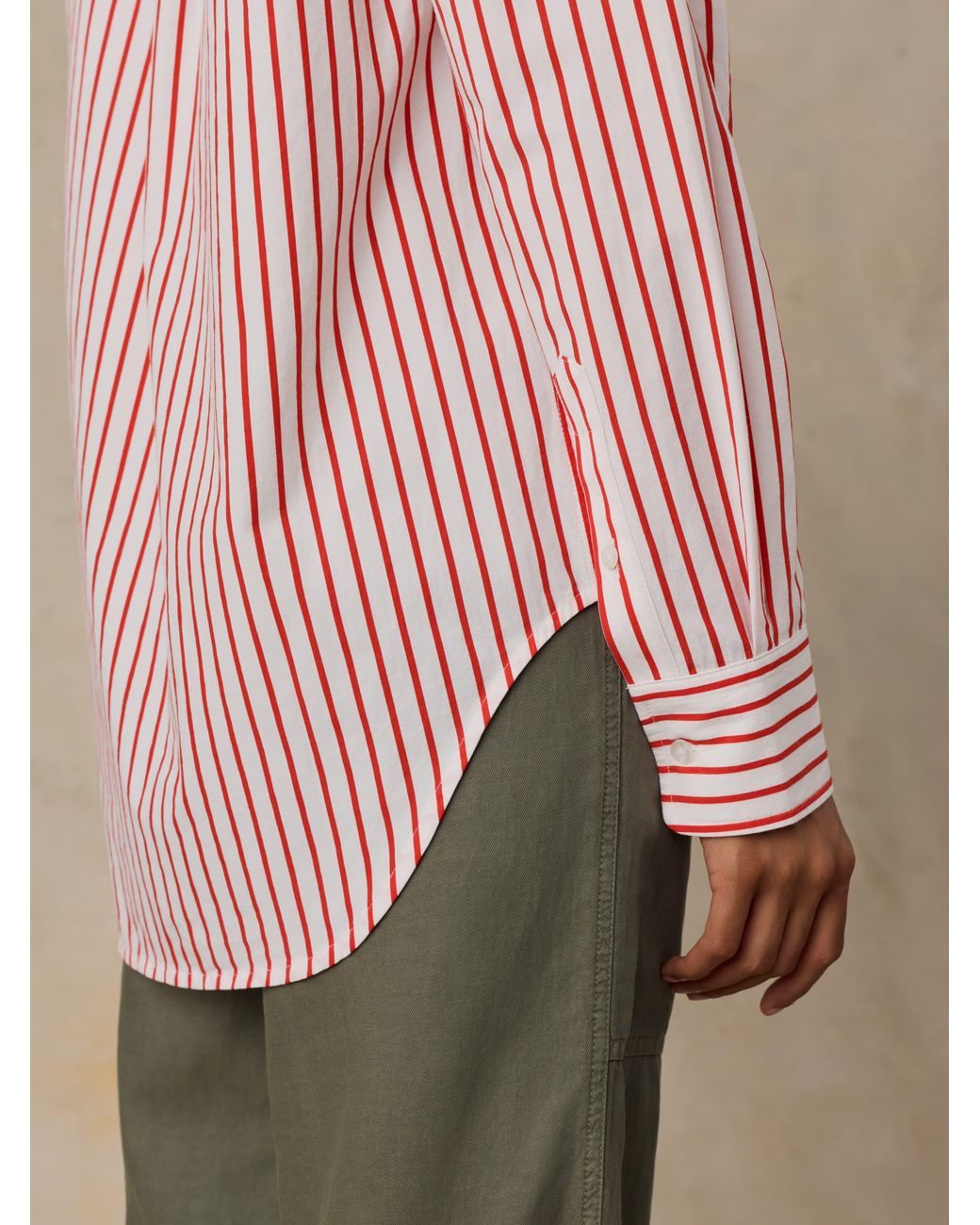 Faherty Brand Brown Coastal Poplin Relaxed Shirt