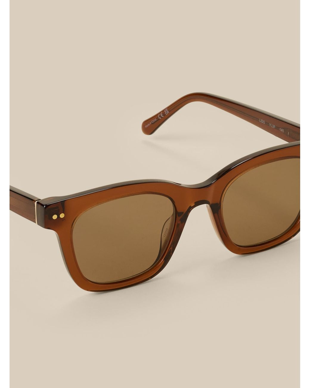 Faherty Brand Natural Lido Sunglasses