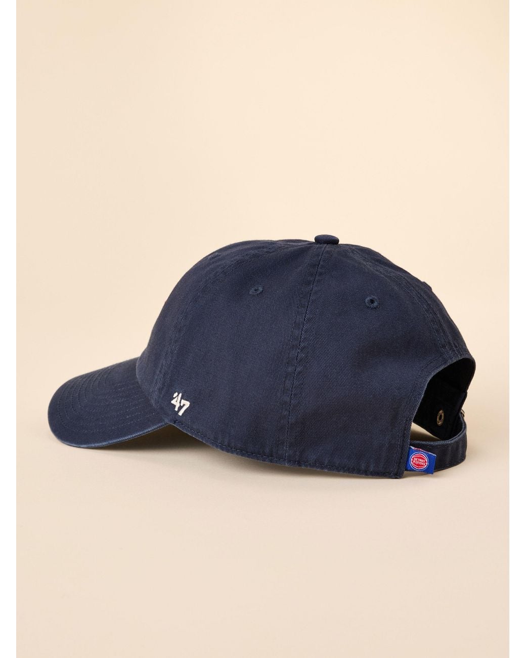 Faherty Brand Blue Detroit Pistons X '47 Clean Up Hat