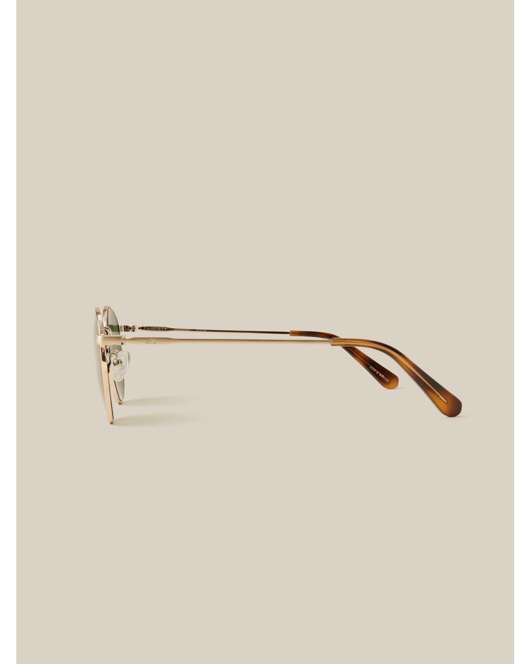 Faherty Brand Natural Lennox Sunglasses