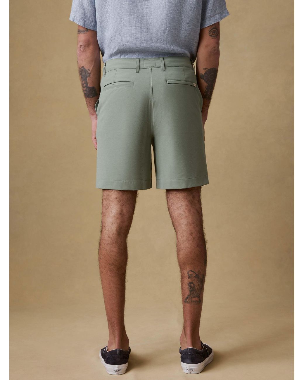 Faherty Brand Green All Day Short (7" for men