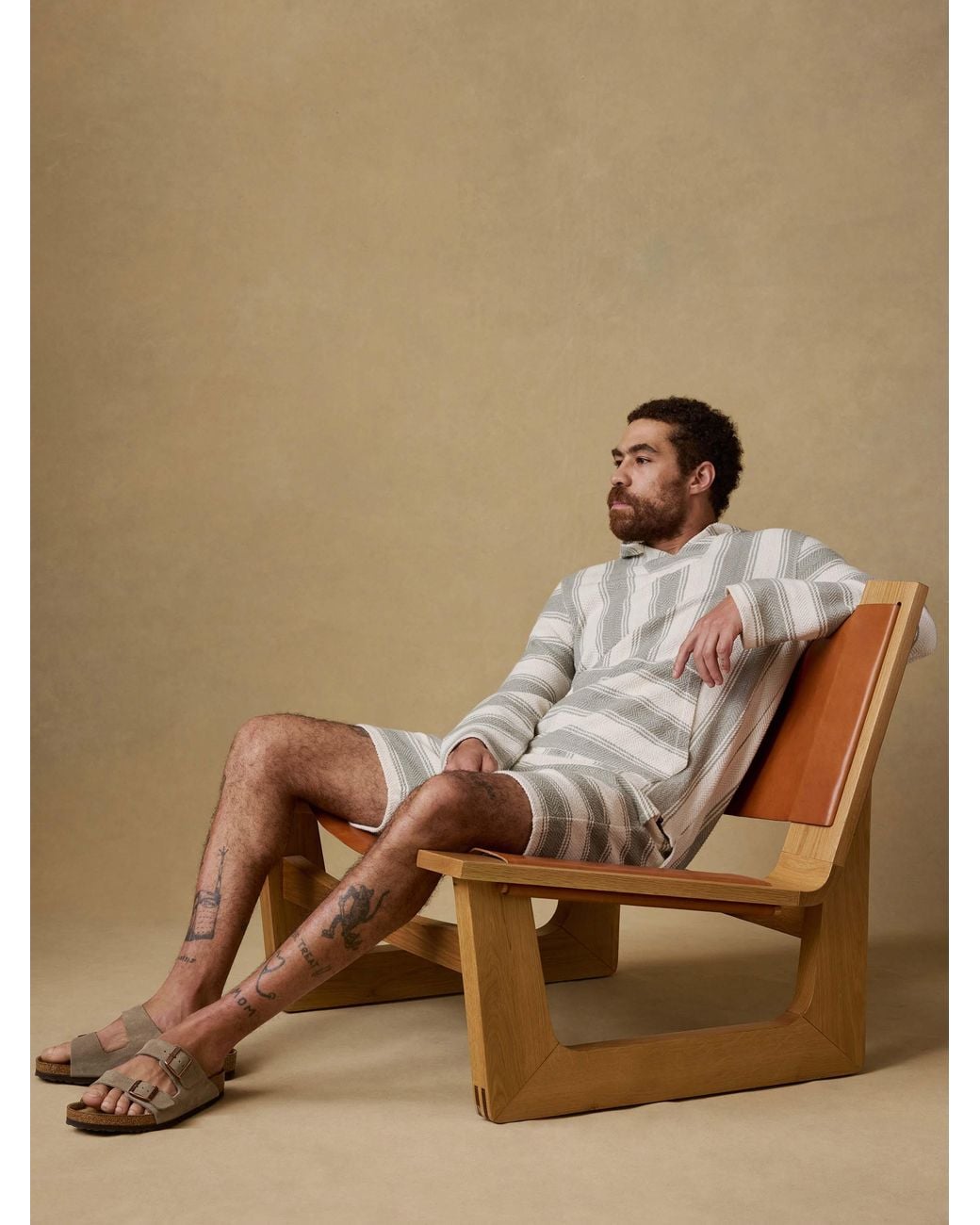 Faherty Brand Natural Whitewater Hoodie for men