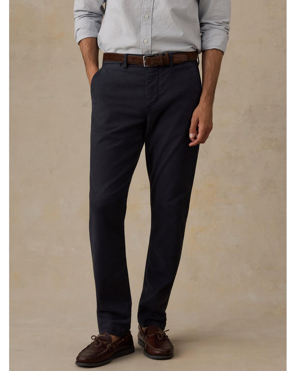 Faherty Brand Blue Coastline Chino Pants for men