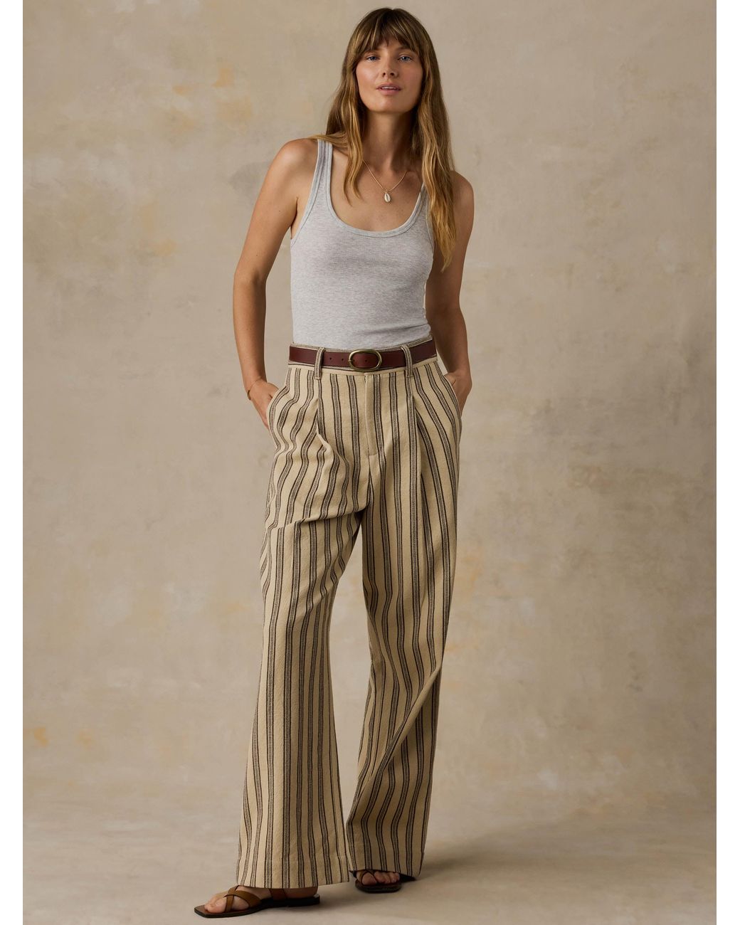 Faherty Brand Natural Featherweight Freestyle Tank