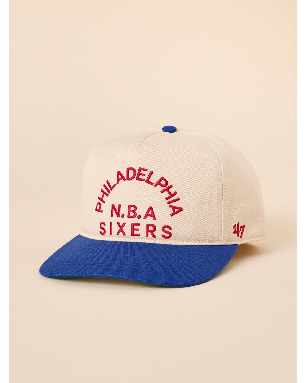 Faherty Brand Blue Philadelphia 76Ers X '47 Hitch Lc Hat