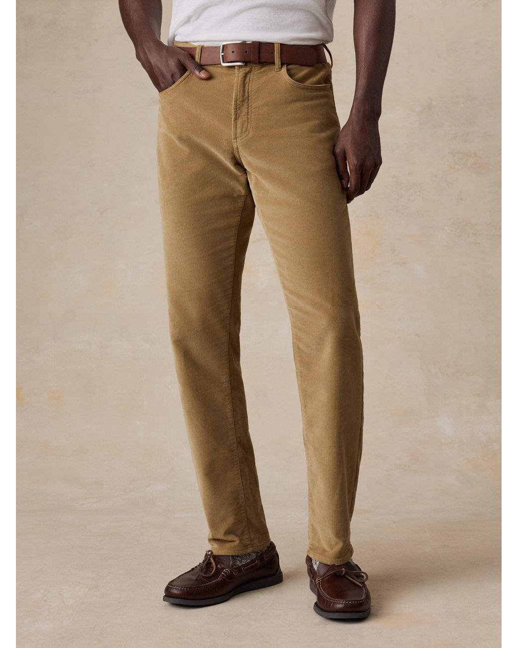 Faherty Brand Natural Stretch Terry Corduroy 5-Pocket Pants for men