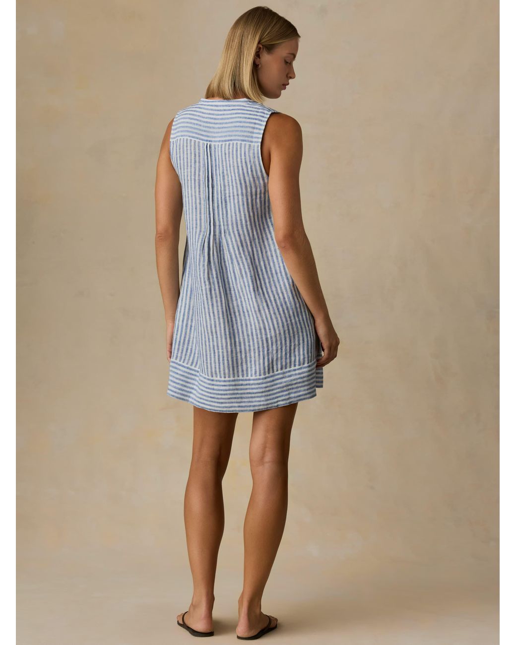 Faherty Brand Blue Devin Dress