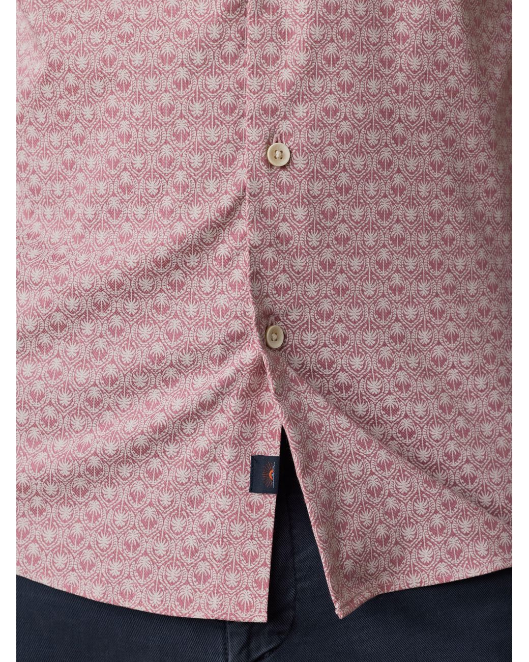Faherty Brand Natural Short-Sleeve Movement Monterey Shirt for men