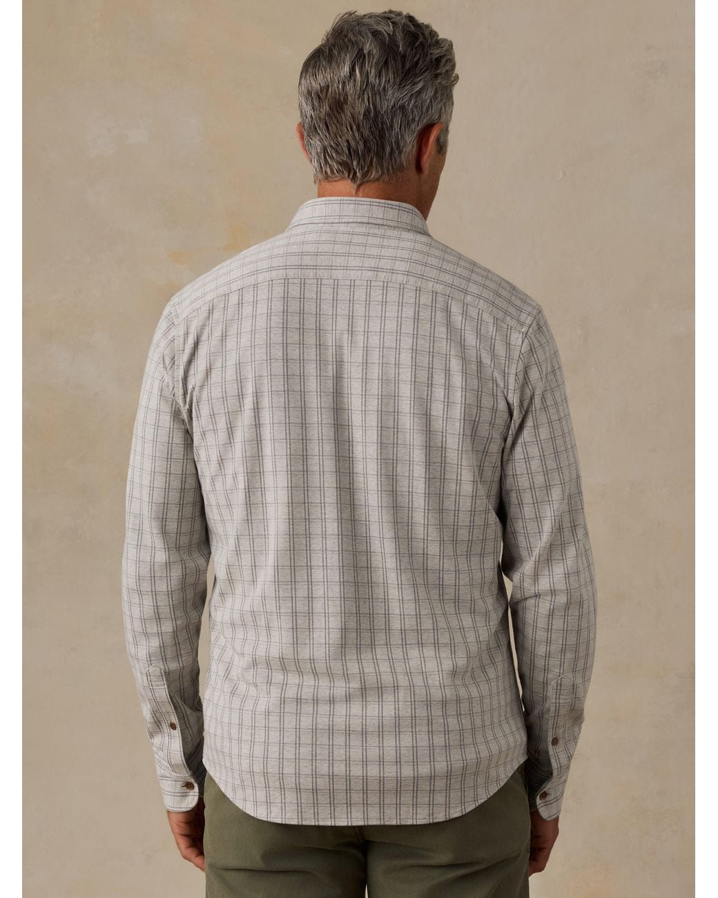 Faherty Brand Brown Coastline Knit Shirt for men
