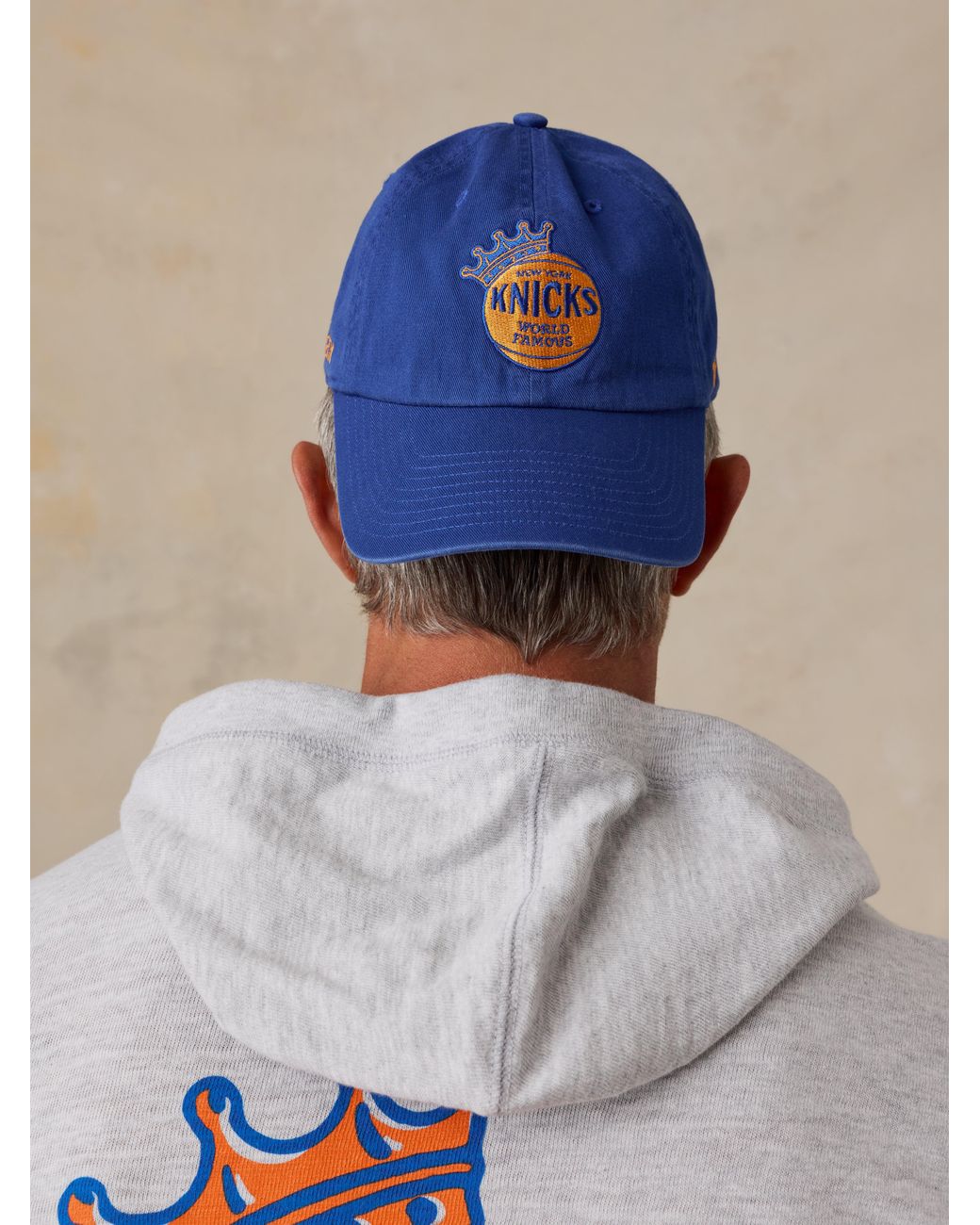 Faherty Brand Blue Ny Knicks X '47 Clean Up Hat