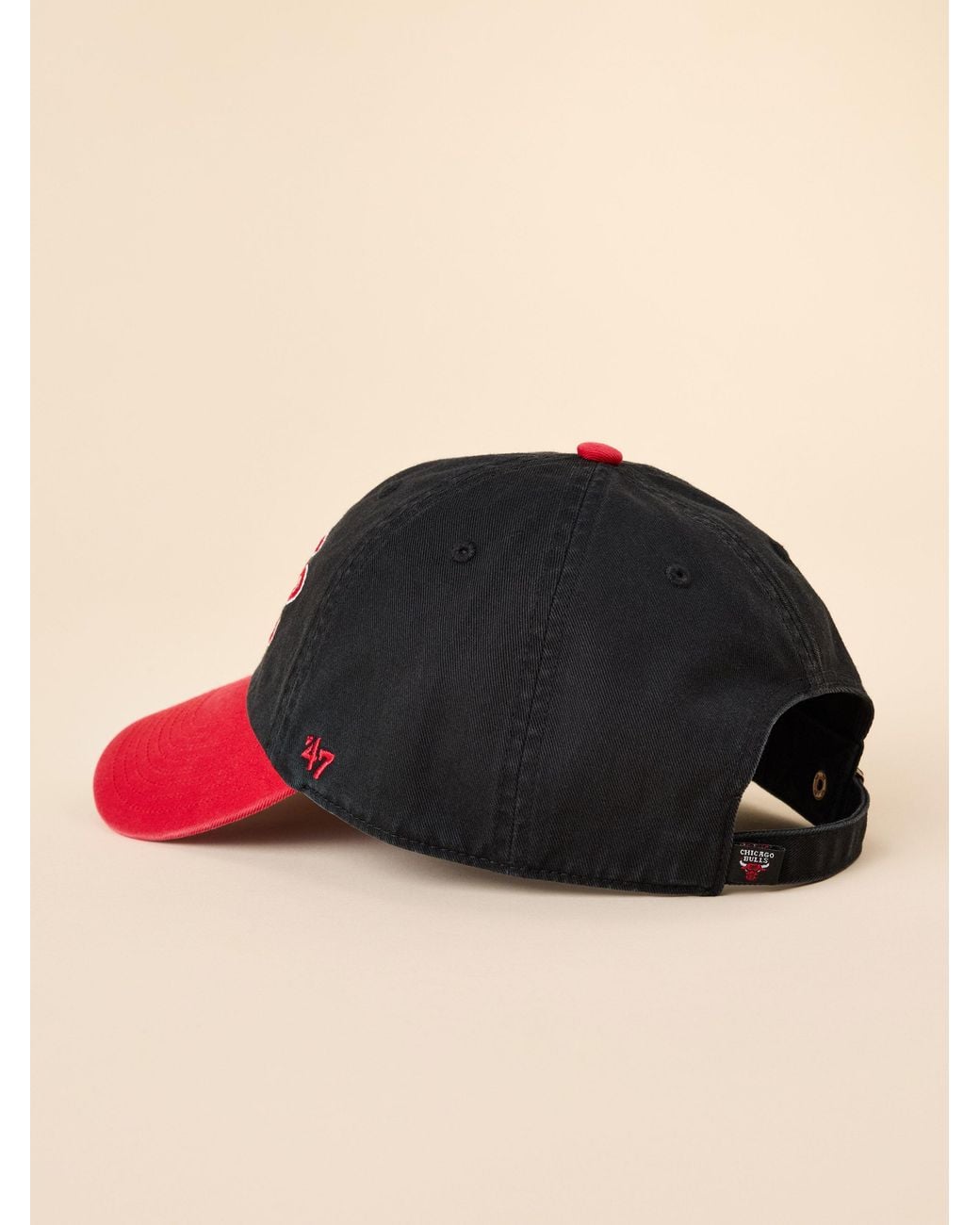 Faherty Brand Red Chicago Bulls X '47 Clean Up Hat