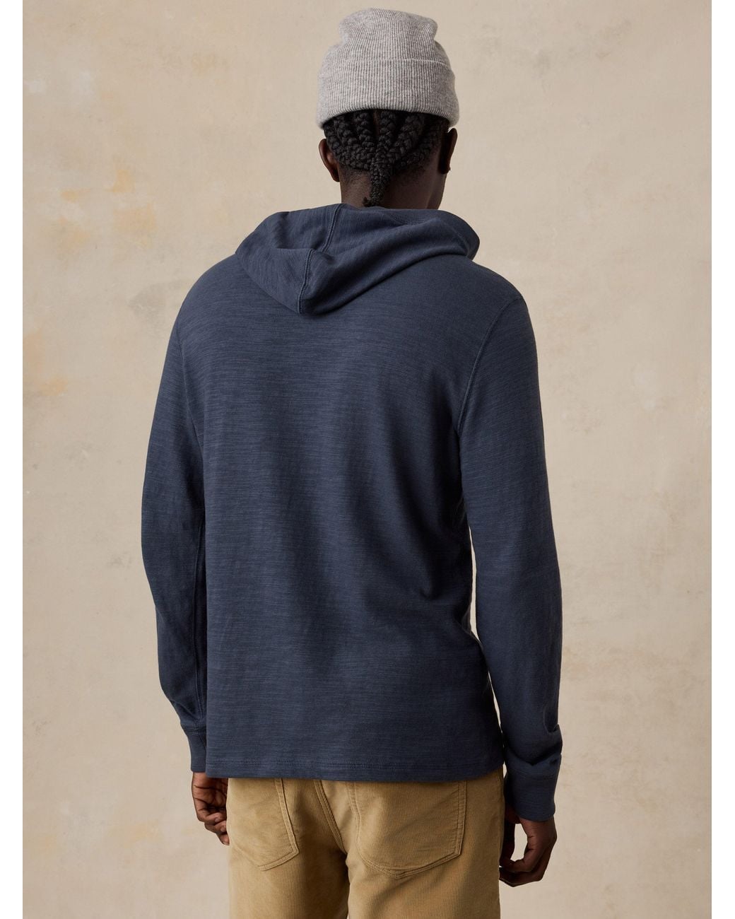 Faherty Brand Blue Ny Knicks Sunwashed Organic Hoodie for men