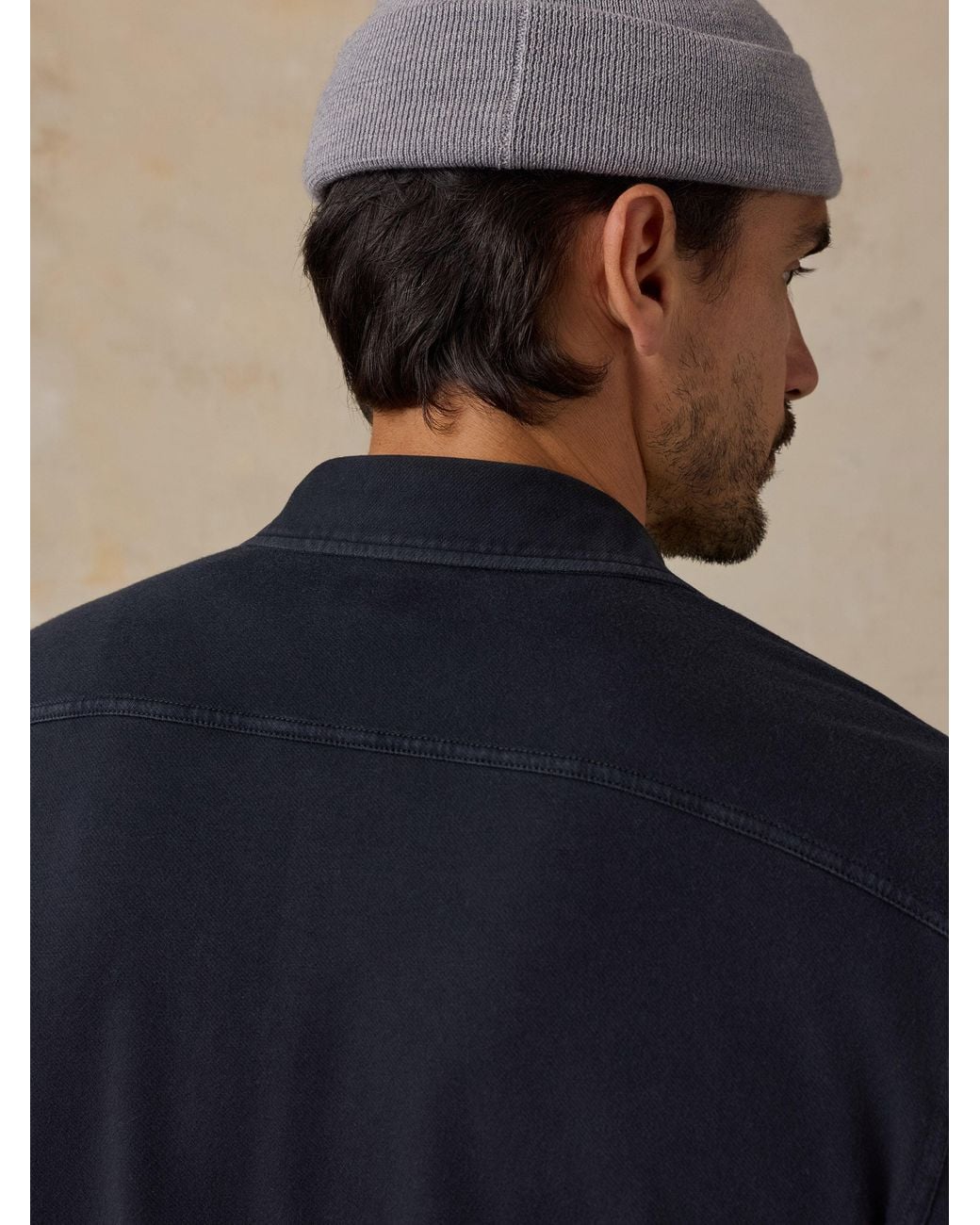 Faherty Brand Blue Field Knit Shirt for men