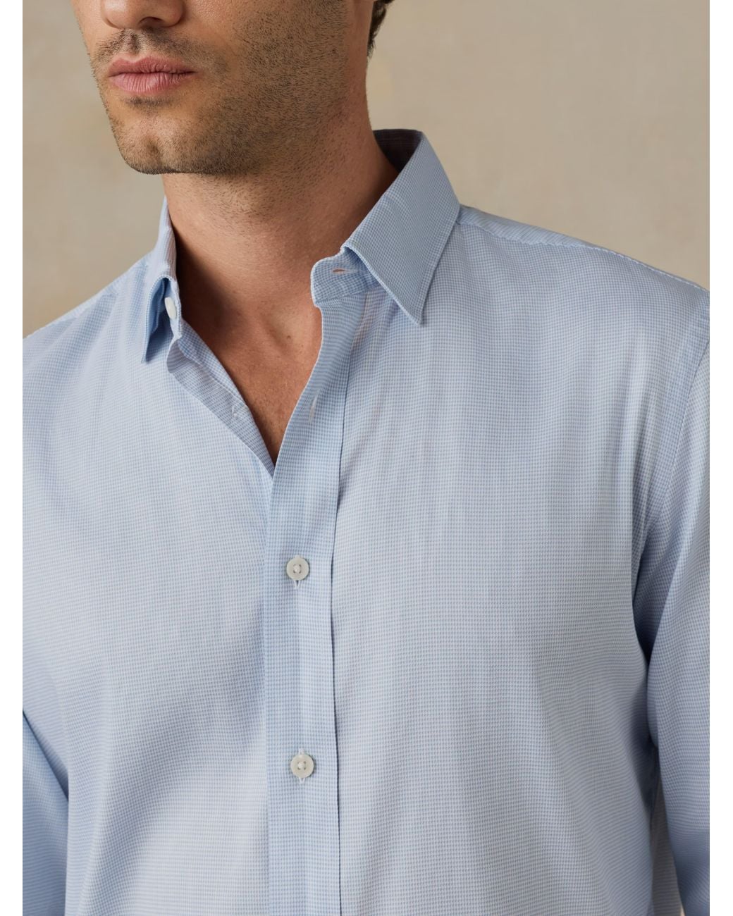 Faherty Brand Blue The Movement Shirt for men