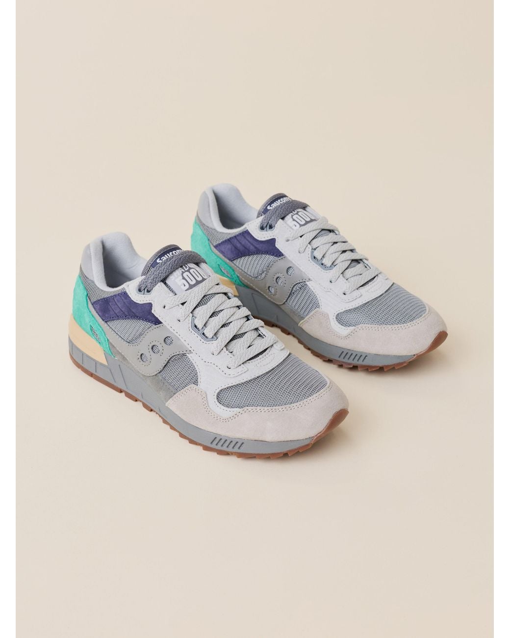 Faherty Brand Blue Saucony Shadow 5000 Shoes for men