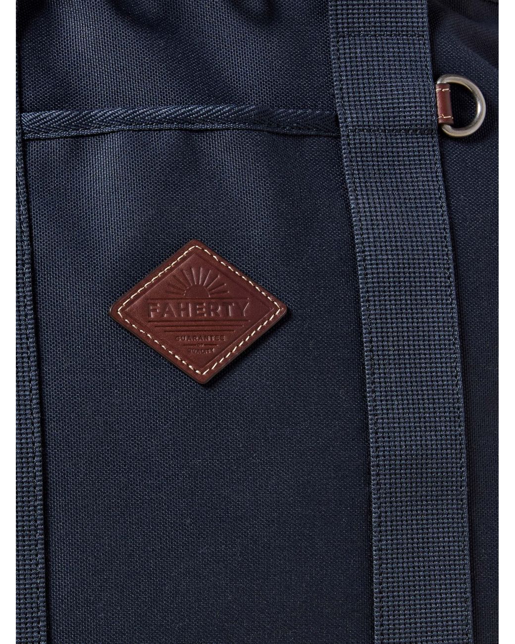 Faherty Brand Blue Latitude Convertible Tote Backpack Bag