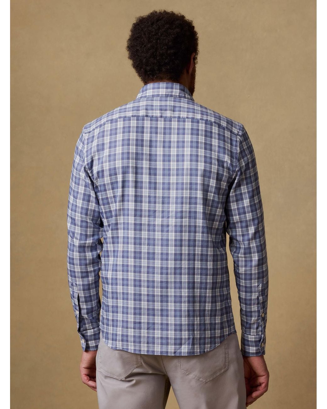 Faherty Brand Blue Movement Monterey Shirt for men