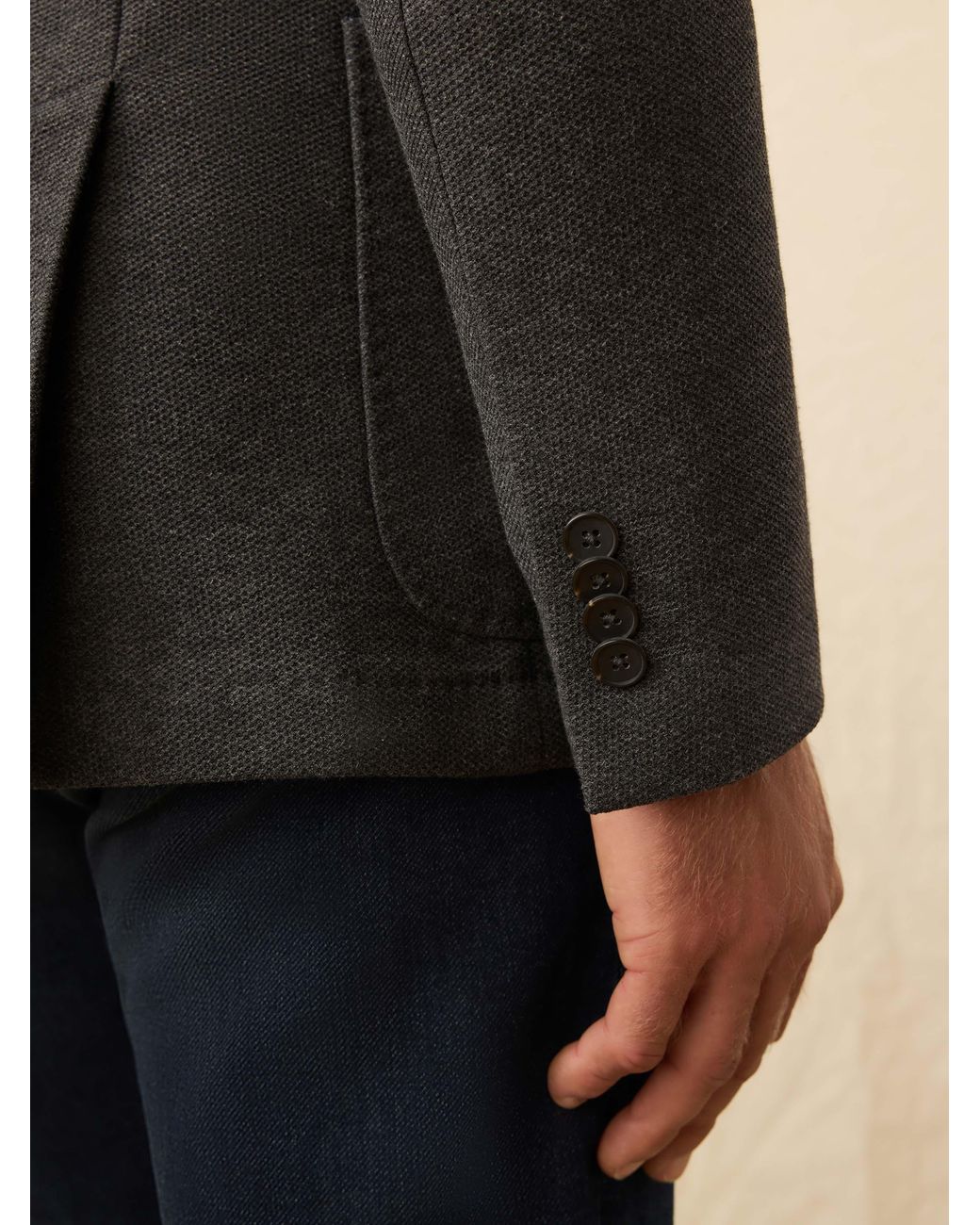 Faherty Brand Natural Knit Blazer for men