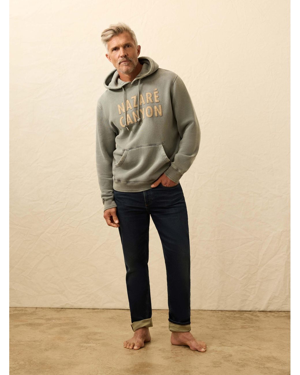 Faherty Brand Multicolor Winter Swell Popover Hoodie
