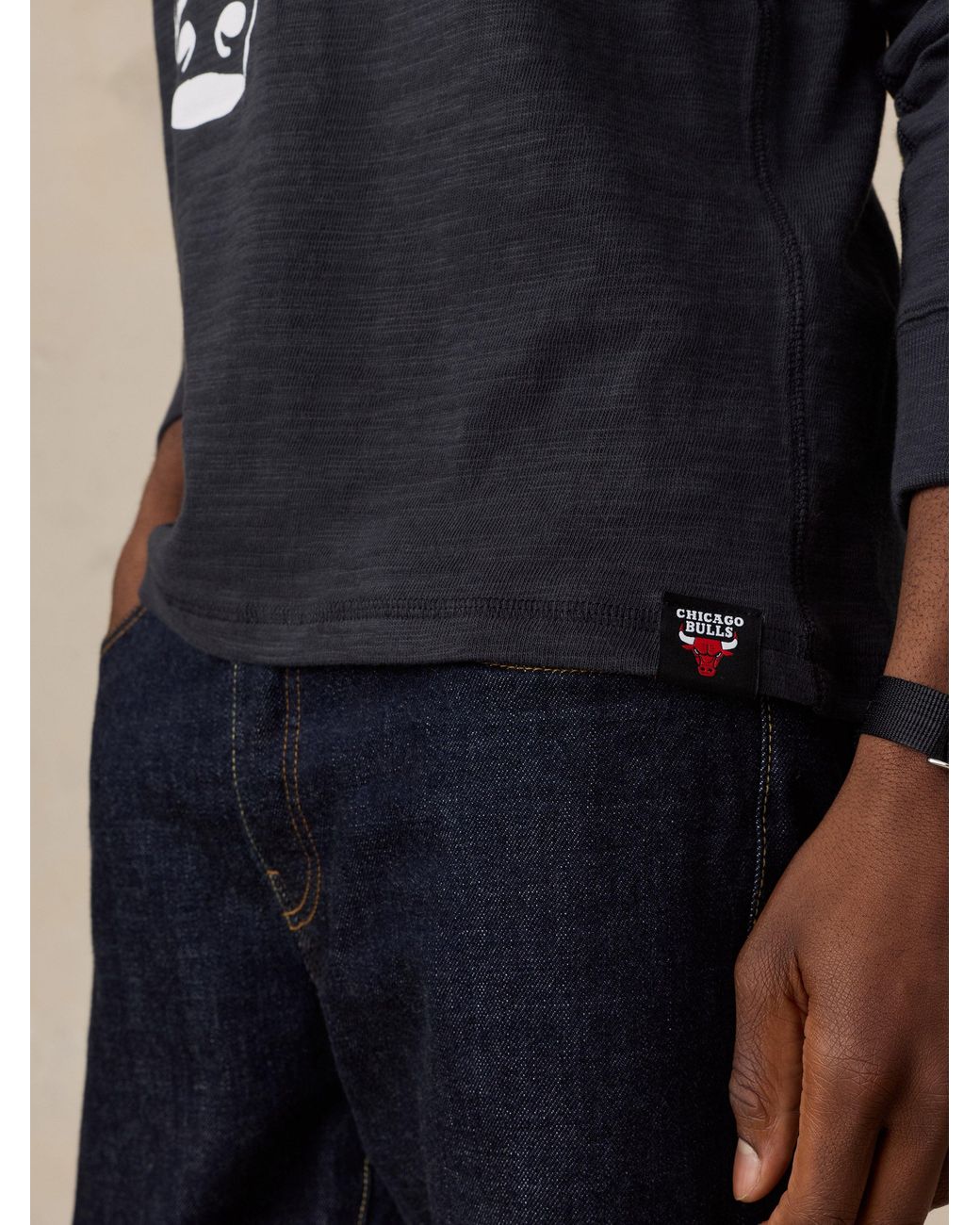 Faherty Brand Blue Chicago Bulls Sunwashed Organic Hoodie for men