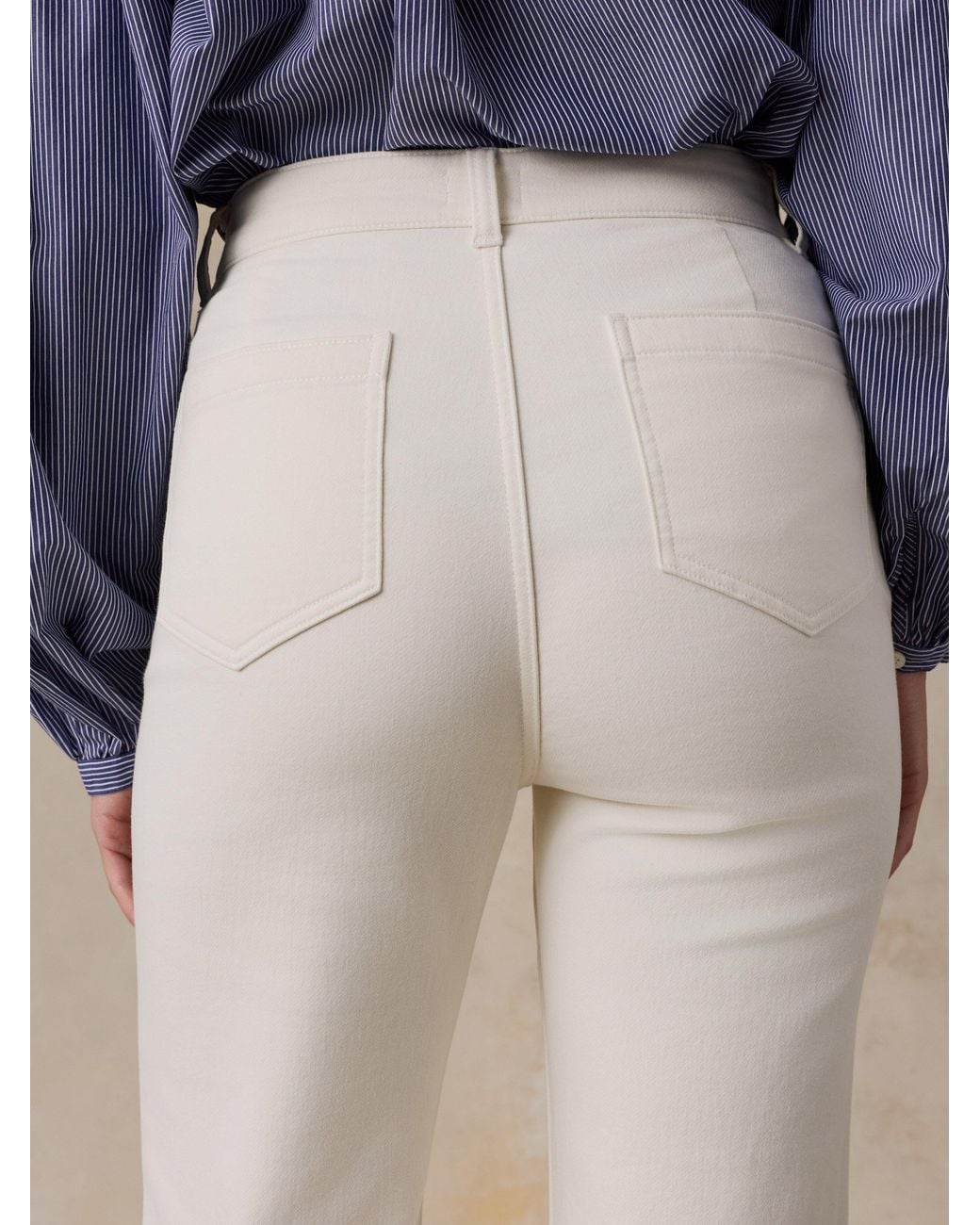 Faherty Brand Natural Stretch Terry Patch Pocket Ankle Pants