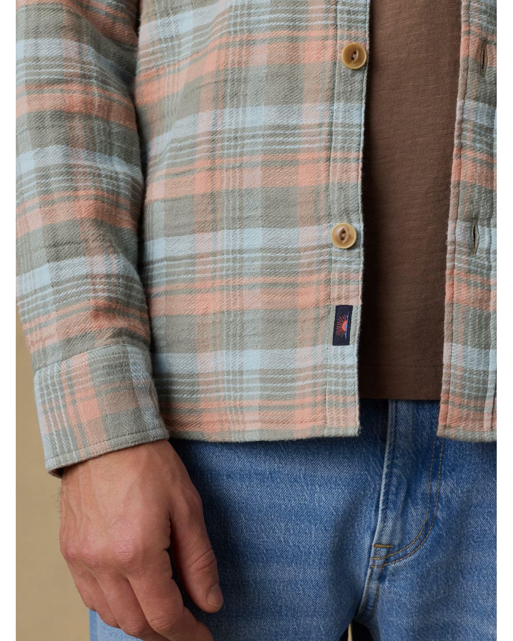 Faherty Brand Multicolor Belmar Workshirt for men