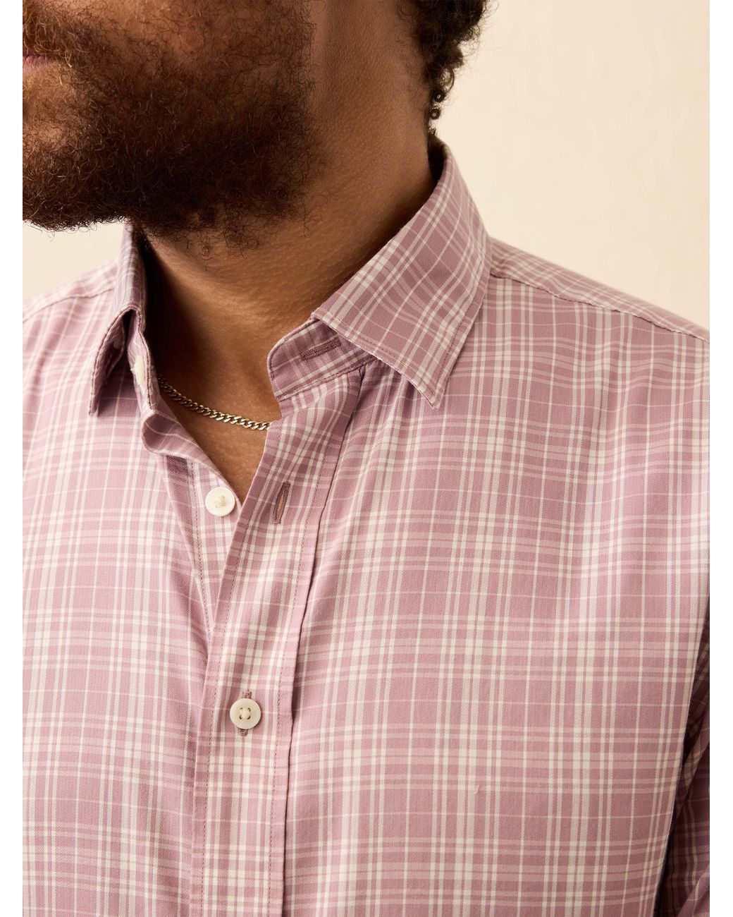 Faherty Brand Pink The Movement Shirt for men