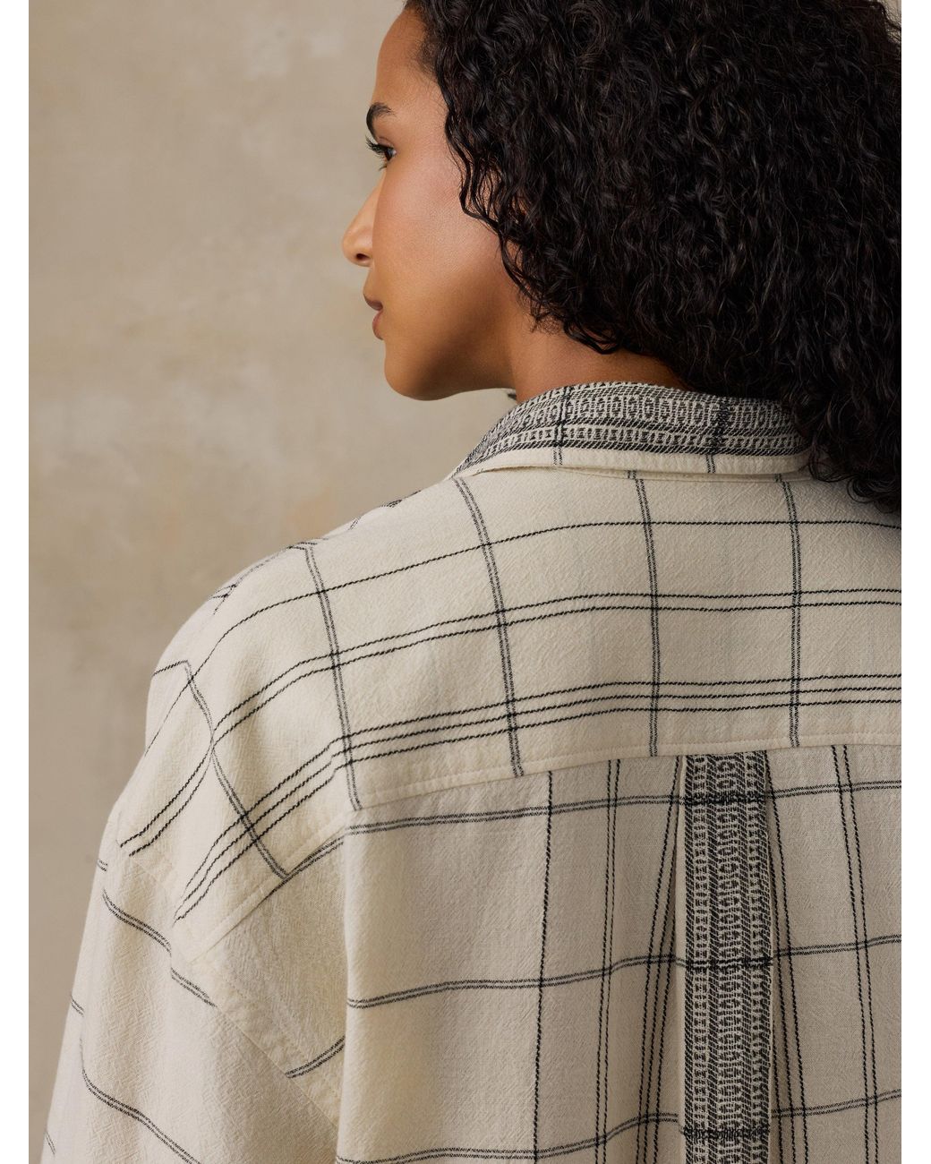Faherty Brand Brown Textured Cotton Relaxed Shirt