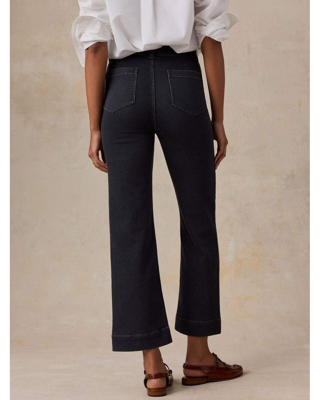 Faherty Brand Natural Stretch Terry Patch Pocket Ankle Pants