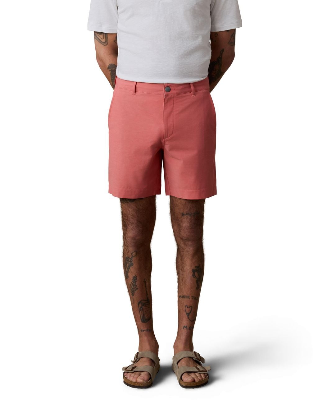 Faherty Brand Red All Day Short (7" for men