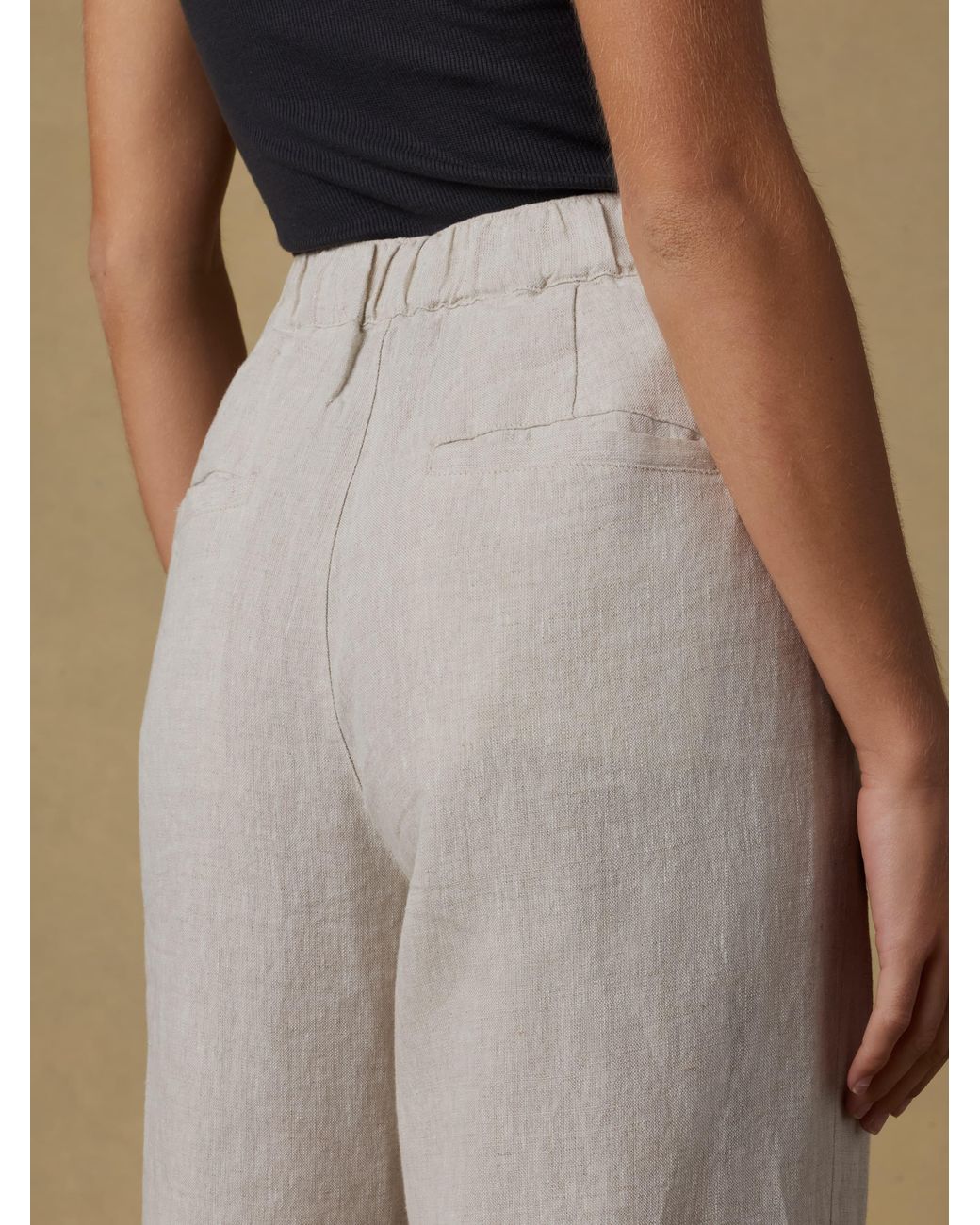 Faherty Brand Natural Sun Strider Linen Pants