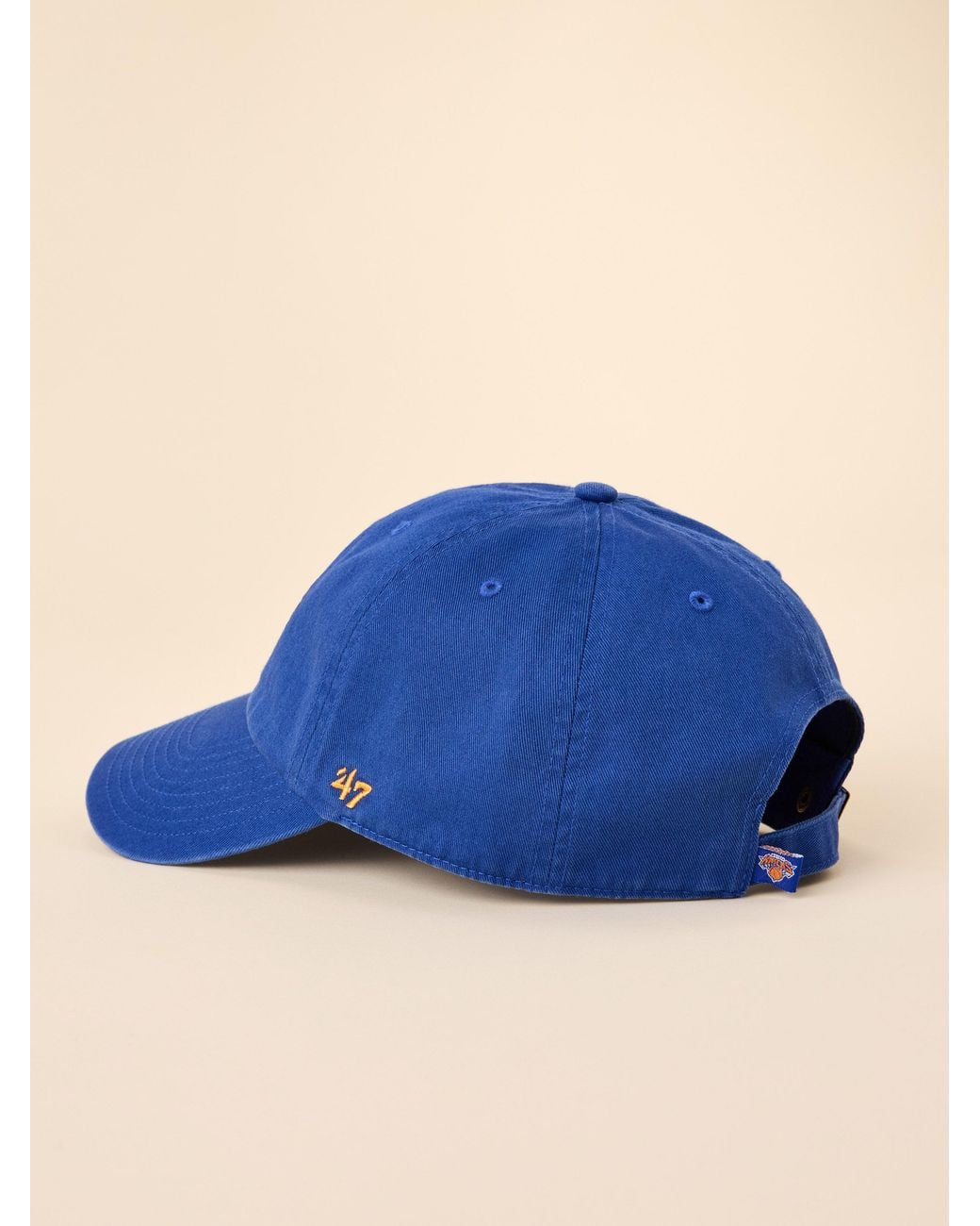 Faherty Brand Blue Ny Knicks X '47 Clean Up Hat