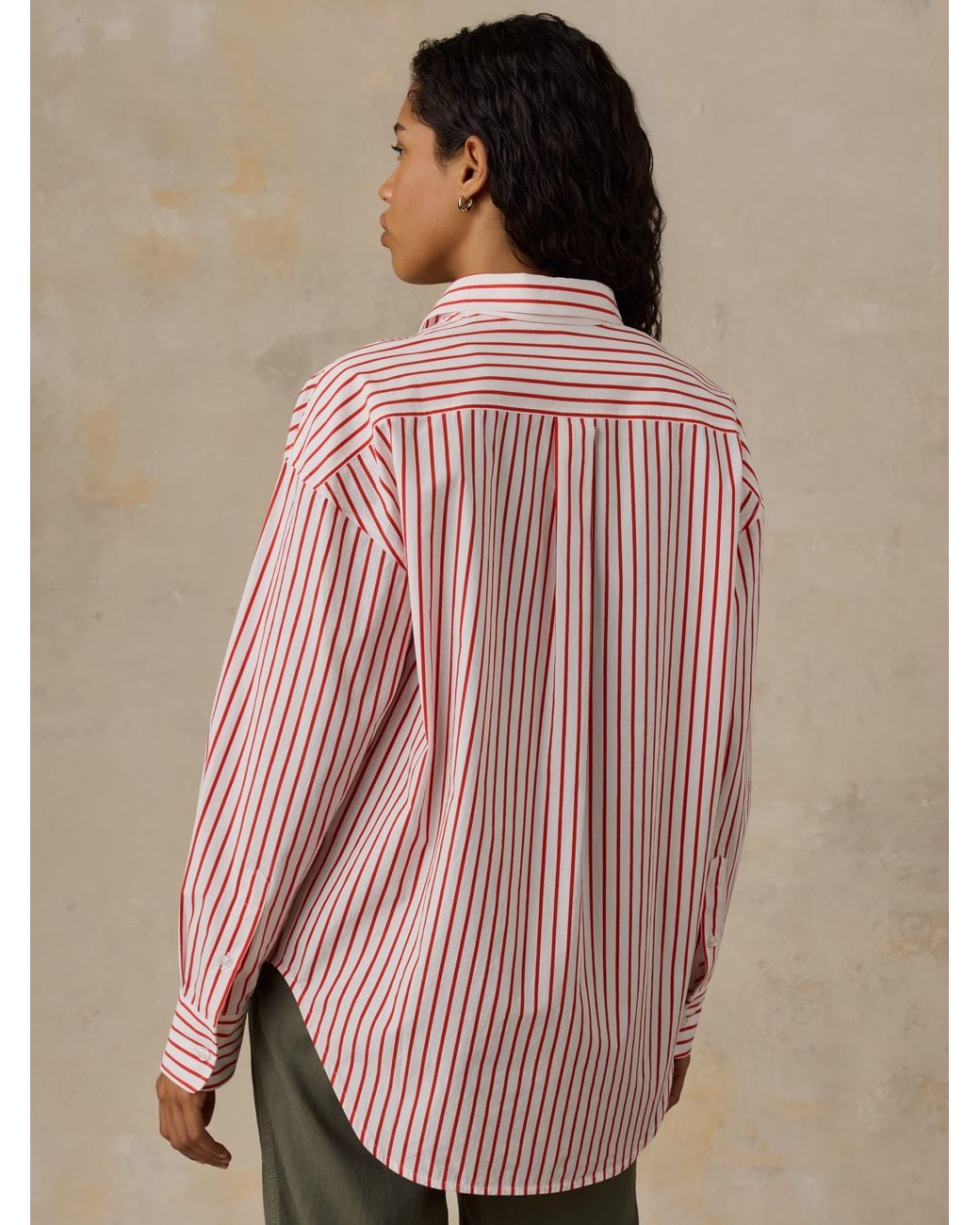 Faherty Brand Brown Coastal Poplin Relaxed Shirt