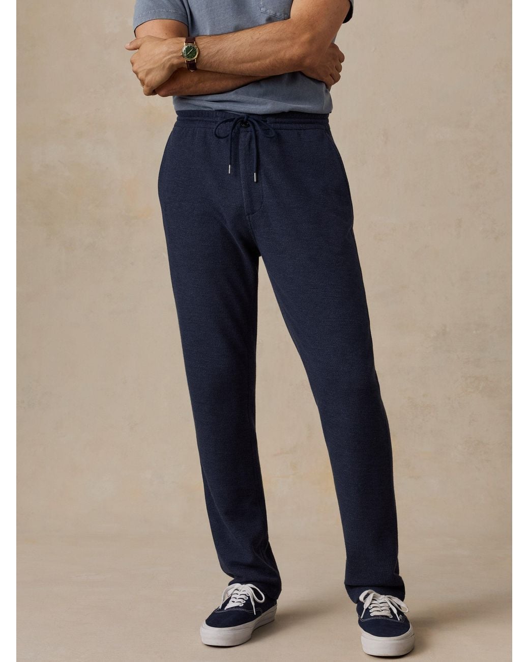 Faherty Brand Natural Highland Knit Pants for men