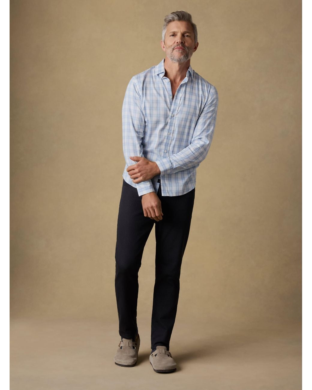 Faherty Brand Blue The Movement Shirt for men