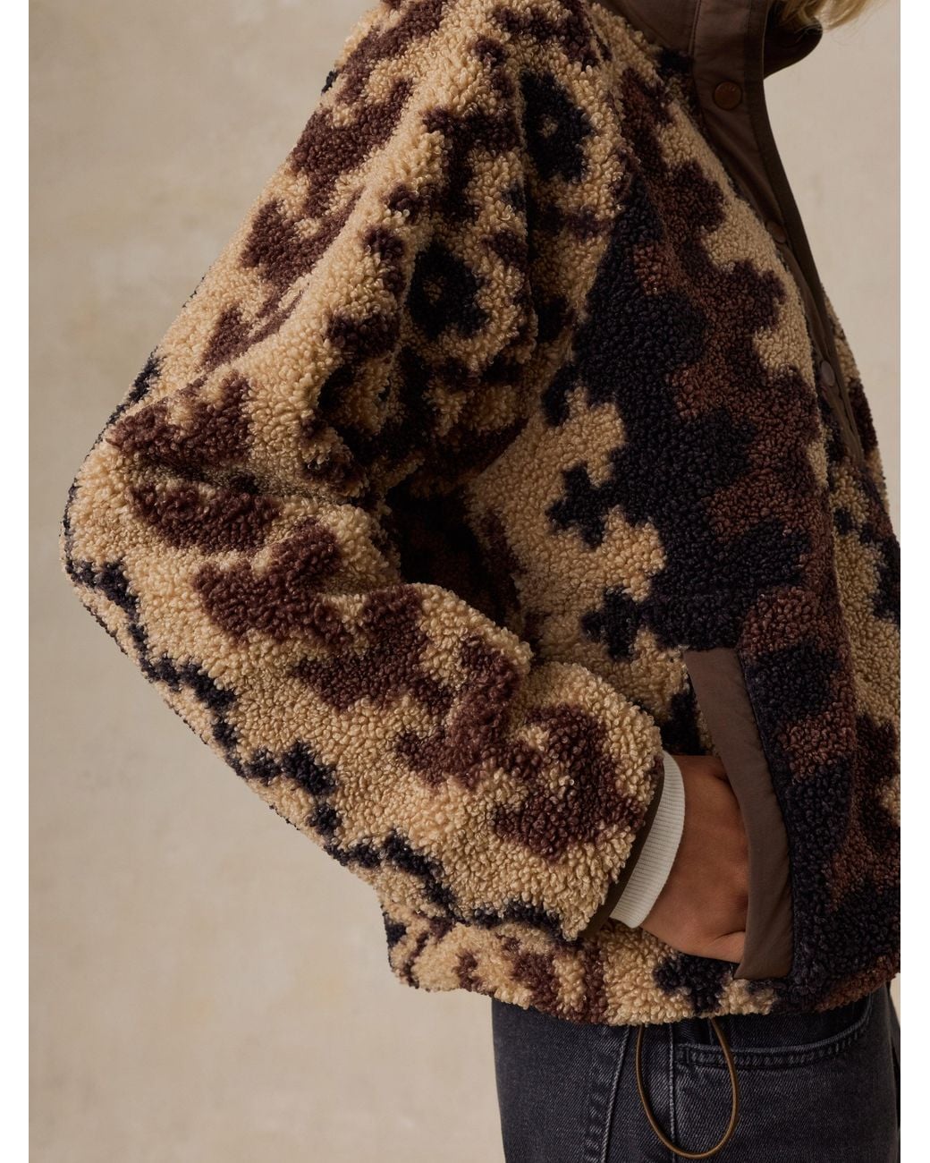 Faherty Brand Brown Fireside Fleece Pullover
