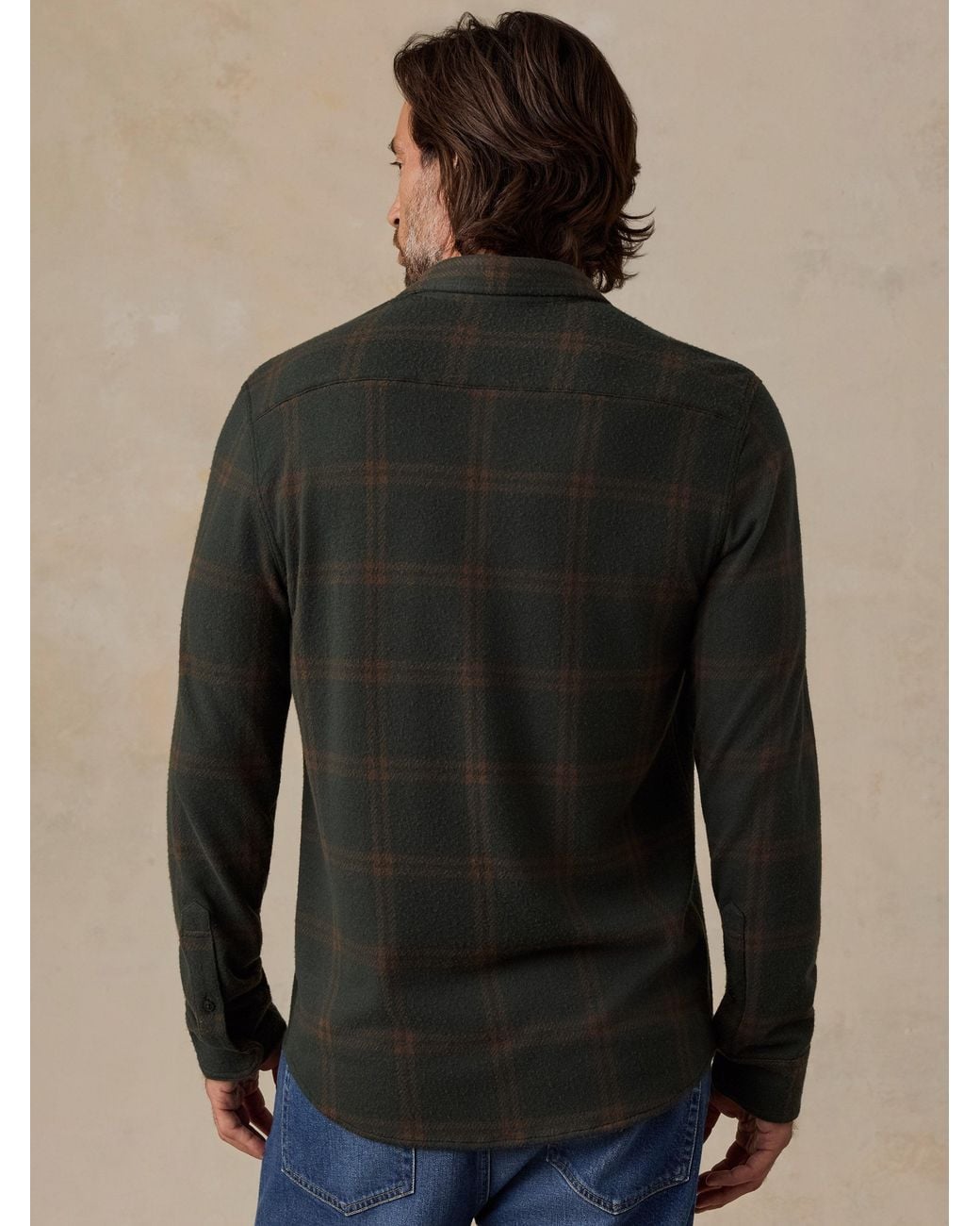 Faherty Brand Black Legend Sweater Shirt for men