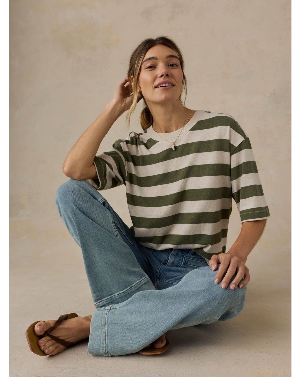 Faherty Brand Natural Hemp Blend Vintage T-Shirt