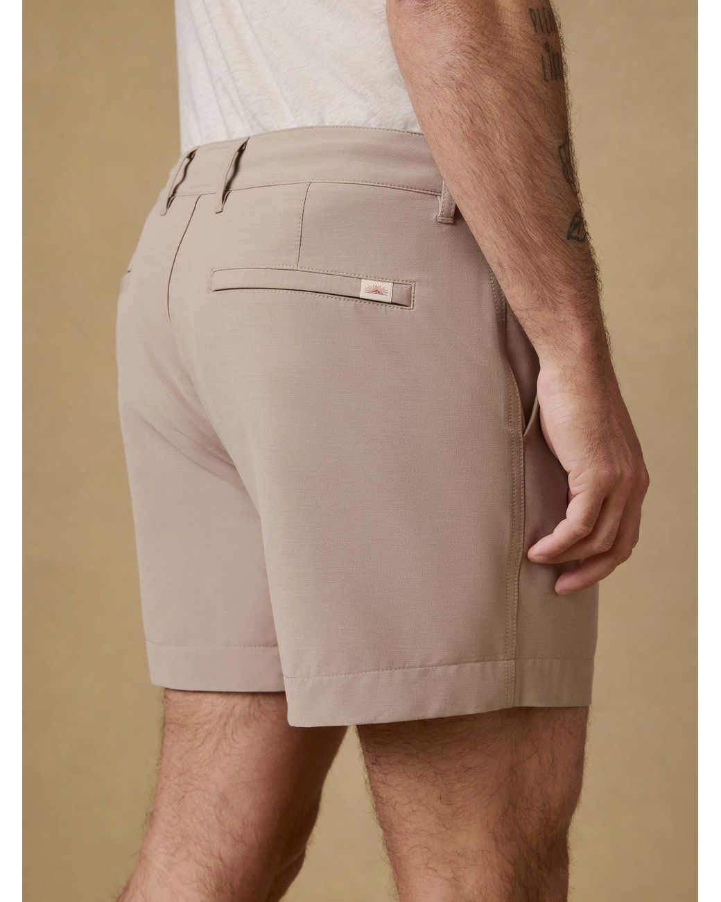 Faherty Brand Natural All Day Short (5" for men