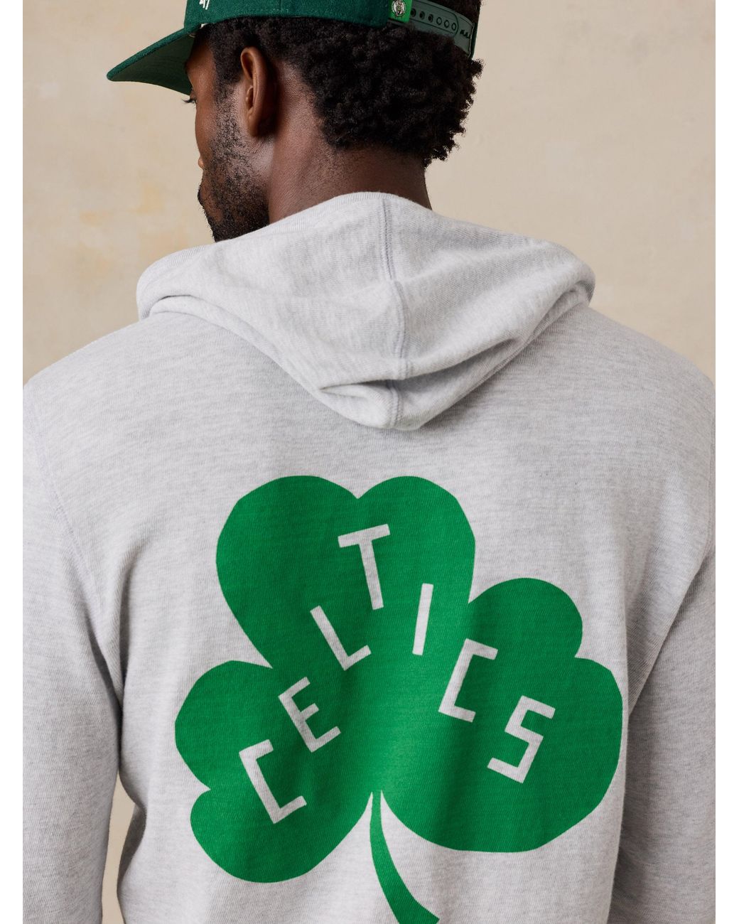 Faherty Brand Blue Boston Celtics Sunwashed Organic Hoodie for men